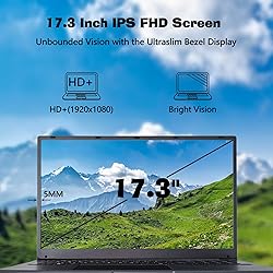 IJKKJI 17 Inch Laptop with Backlit