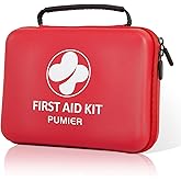 First Aid Kit - 368pcs Waterproof Compact Portable Hard Case - Ideal for Home, Car, Travel, Businesses, Hiking, Vehicle, Boat, Office, Survival - Public Must Have Emergency Kit, Camping Essentials