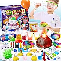 UNGLINGA 70 Lab Experiments Science Kits for Kid, Educational Scientific Toys Gifts for Girls Boys, Chemistry Set, Erupting V