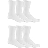 Dr. Scholl's mens Diabetes & Circulator Socks - 4 & 6 Pair Packs - Non-binding Moisture Management