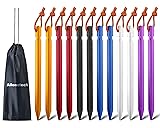 12 Pack Tent Stakes, 7075 Ground Metal Camping