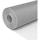 Cieex Hardware Cloth 1/2inch 23Ga 16in x 50ft Chicken Wire Fencing | Hot-dip Galvanized Welded Chicken Wire Mesh, for Chicken Coop Poultry Netting, Predator Proof Wire Fence Roll, Rust Resistant