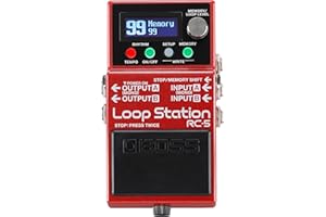 BOSS RC-5 Loop Station — modern, compact looper with first-class sound quality, 99 phrase memories, 57 rhythms and optional M