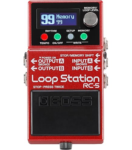 Amazon.com: BOSS RC-10R Rhythm Loop Station | Song-Based Looping