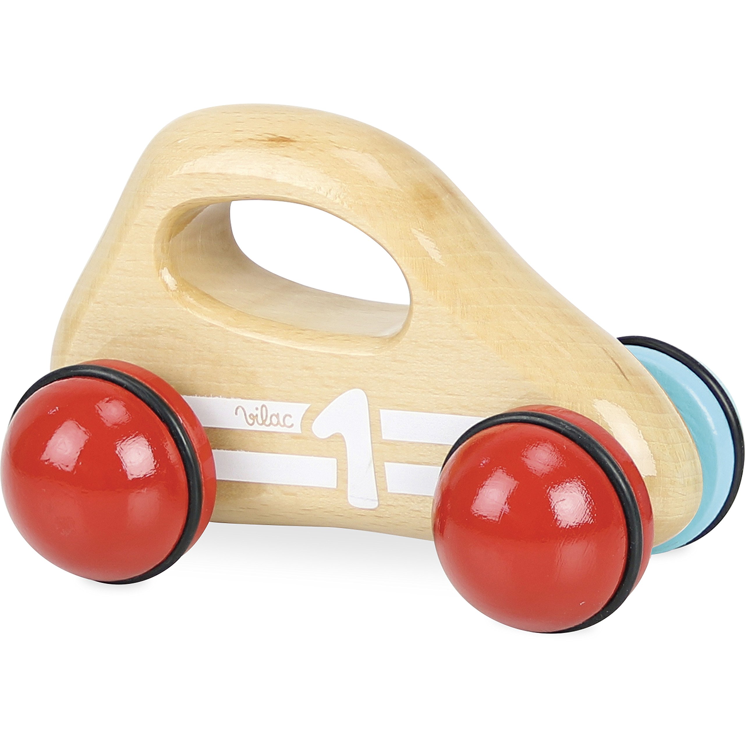Vilac - Car 1st age Natural Wood, 2296S