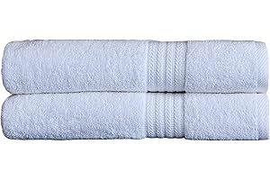 AKTI Premium Cotton Luxury Bath Sheets for Adults, 35 x 70 Inches Pack of 2, Large Bath Towels, Super Soft, Absorbent, Quick Dry, Hotel & Spa Quality Bath Towels Set Extra Large - Towels for Bathroom