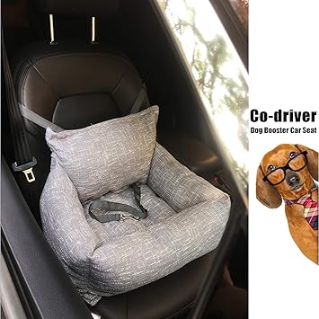 Perros Acopsh Cama de Asiento de Coche para Perro Asiento Elevador