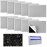 Qualirey 10 Pack Flying Trap Refill Compatible with Awoco LED Type E Wall Mount Sticky Fly Trap Lamp, Fly Insect Replacement Glue Boards for Capturing Flies, Mosquitoes, Flying Insects, Moths