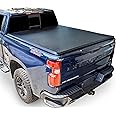 Toptiny Soft Roll Up Truck Bed Tonneau Cover |SR029|Fits 2019-2025 Chevy Silverado/GMC Sierra 5'10" Bed (69.9")
