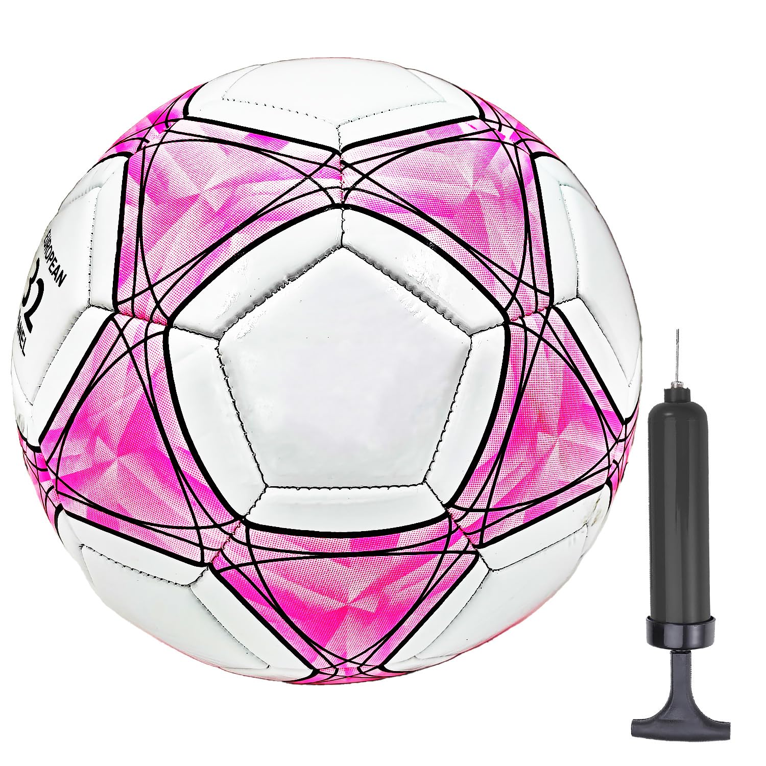 Photo 1 of Soccer Ball Size 3,4,5 Soft PU for Practice Training Gift Boys Girls Come with Pump and Needle