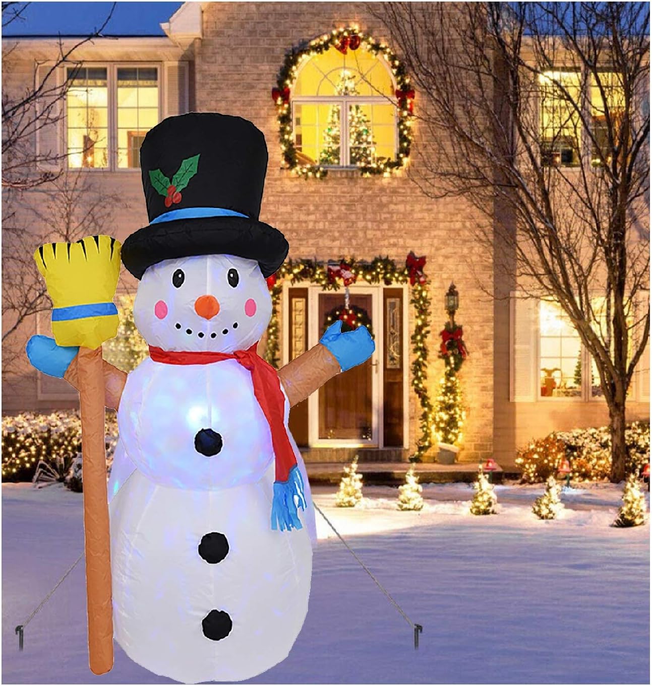 XIANBAO Christmas Inflatables Blow Up Yard Decorations,47 in Outdoor