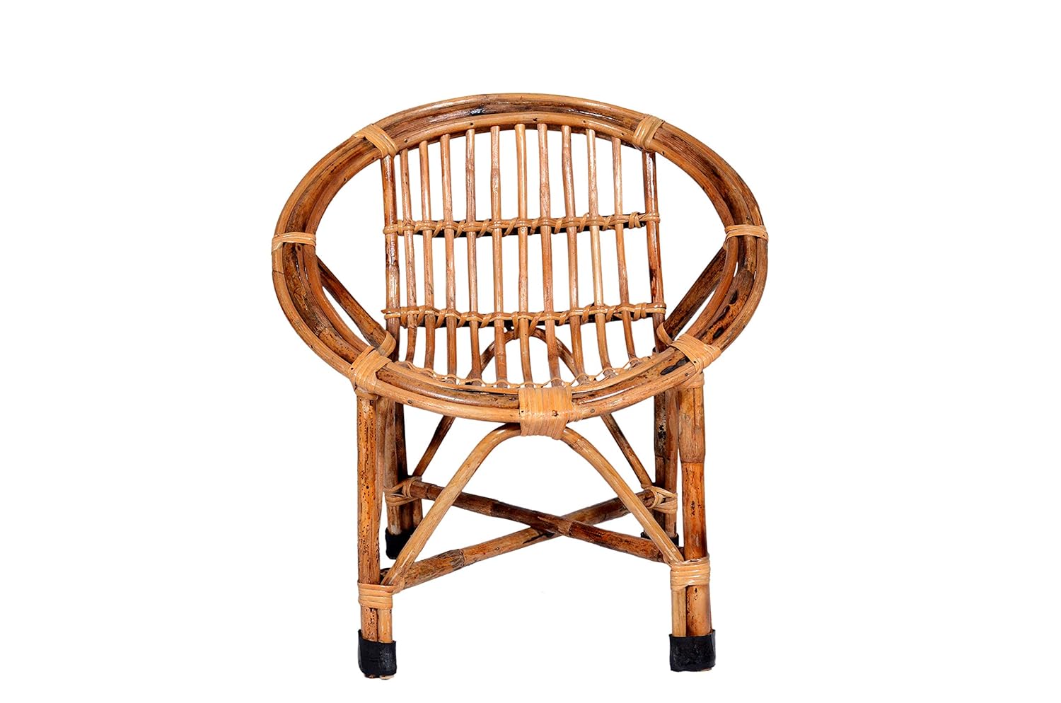 MyCrystal India (Baby Chair) Beautifull Wooden Bamboo Cane 100 Good