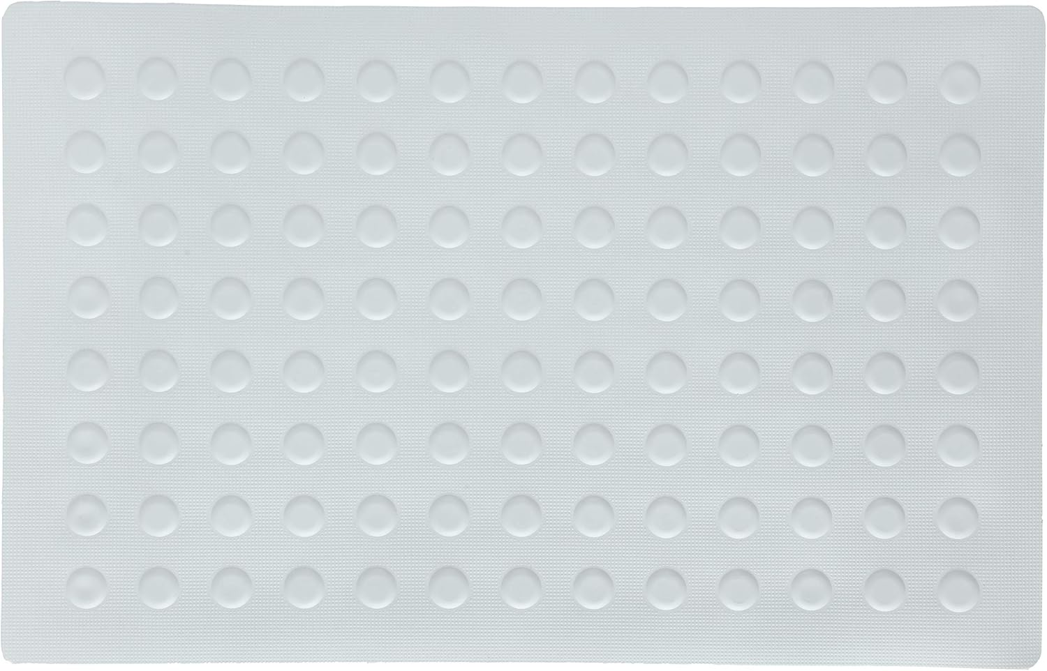 SlipX Solutions Mildew Resistant White Rubber Bath Safety Mat with Powerful Microban Antimicrobial Product Protection (14 x 22 Inch, 100 Suction Cups, Machine Washable): Health & Personal Care