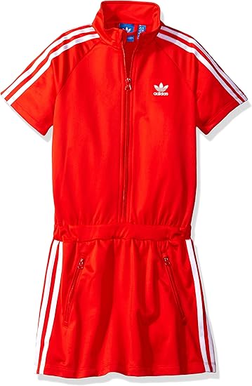 red adidas dress