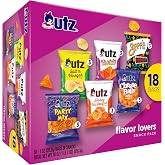 Utz Flavor Lovers Mix Variety Pack, 18 oz Bags (18 Count) | Includes Party Mix, Honey Barbeque, Salt 'N Vinegar, Red Hot and Zapp's Voodoo chips, plus Cheese Balls; 18 bags