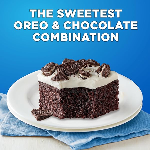 BETTY CROCKER OREO CHOCOLATE CAKE MIX, CHOCOLATE CAKE BAKING MIX WITH OREO COOKIE PIECES, 9.3 OZ