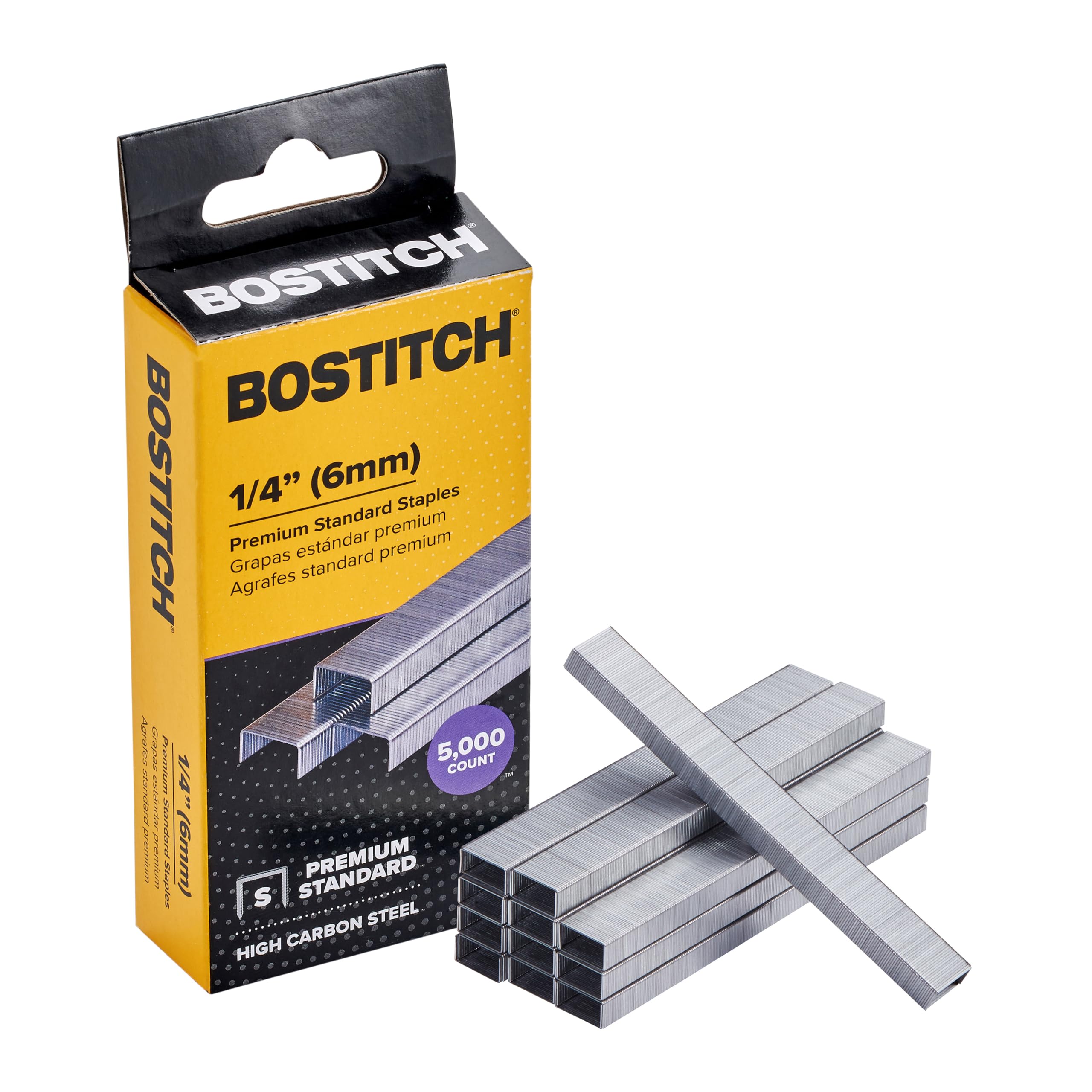 Bostitch Office SBS1914CP Standard Staples, 1/4" Leg Length