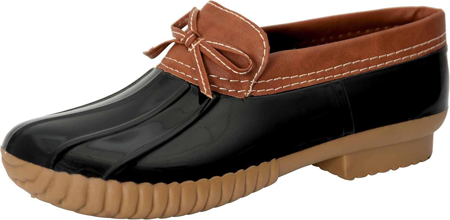 ankle high duck boots