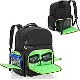 PGmoon Carry Backpack Compatible with Xbox Series X/S Console, Travel Carrying Case with Separate Storage Room for Console, Headset, Controllers, Multiple Pockets for Gaming Accessories(Patent Design)