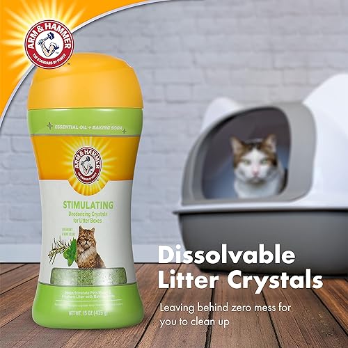 Arm Hammer Deodorizing Cat Litter Crystals for Litter Boxes