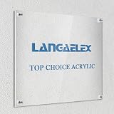 Langaelex 2 Pack A3 Clear Cast Acrylic Sheets 297 x 420 mm 3 mm Thick view 7