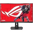 ASUS ROG Strix 32” 1440P USB-C Curved HDR Gaming Monitor (XG32WCS) - QHD, 180Hz, 1ms, Fast VA, Extreme Low Motion Blur Sync, FreeSync, DisplayWidget, Tripod Socket, AI Technology, 3 yr Warranty