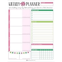 bloom daily planners Weekly Planning System Tear Off To Do Pad - 8.5" x 11" - Bloom