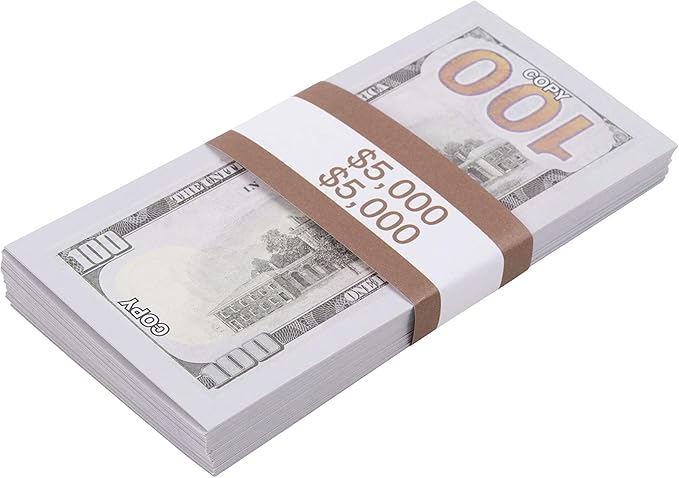 7 55 X 1 25 Inches 300 Count 200 Dollar Bill Wrappers Currency Straps To Organize Bills Currency