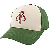 Star Wars Boba Fett Mandalorian Logo Snapback Hat Multicolor