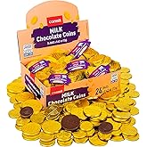 Carmit Gold "Real" Milk Chocolate Coins, (24 Mesh Bags) | Individually Wrapped Menora Embossed Hanukkah Gelt | Holiday Candy, Party Favors | Gluten Free | Chalav Yisroel | Perfect for Chanukah Dreidel Games!