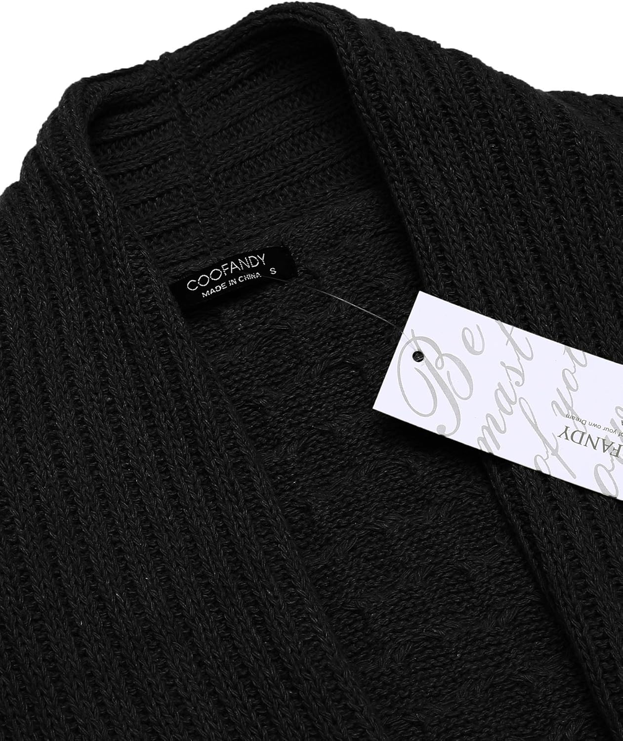 COOFANDY Mens Fashion Long Ruffle Knit Cardigan Lightweight Shawl Collar Sweater at  Men’s Clothing store