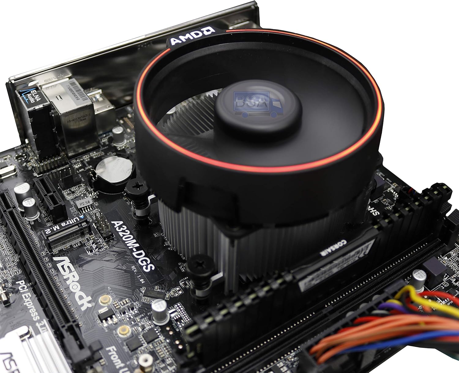 Bsa Cpu Cooler Amd Original Wraith Spire Ryzen 65w Am4 Amazon Co Uk Electronics