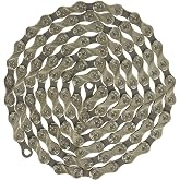 KMC X9 9-Speed X-Series High-Performance Bicycle Chain, 277g, Silver | Compatible with Shimano, SRAM, and Campagnolo 9-speed systems for MTB, road, gravel, and cyclocross riding
