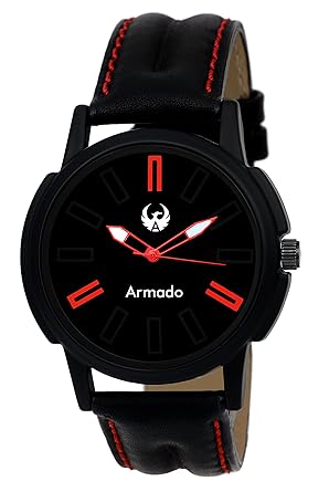 Black Elegant Analog Watch for Men
