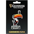 Official Guinness Embroidered Sew On Patch with Toucan Design