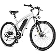 ACTBEST Race Electric Bike for Adults 21-Speed 27.5" Ebike, Up to 28MPH, Peak 1000W Brushless Motor, Removable Battery, Commuting Mountain Electric Bicycle with Fork Suspension
