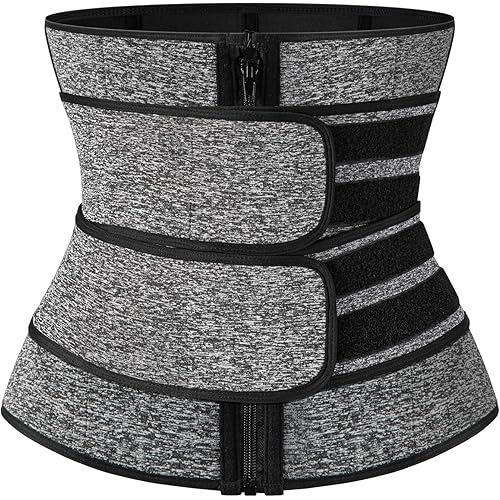 Neoprene Sauna Waist Trainer Corset Sweat Belt for Women Compression Trimmer Workout Fitness Back Support