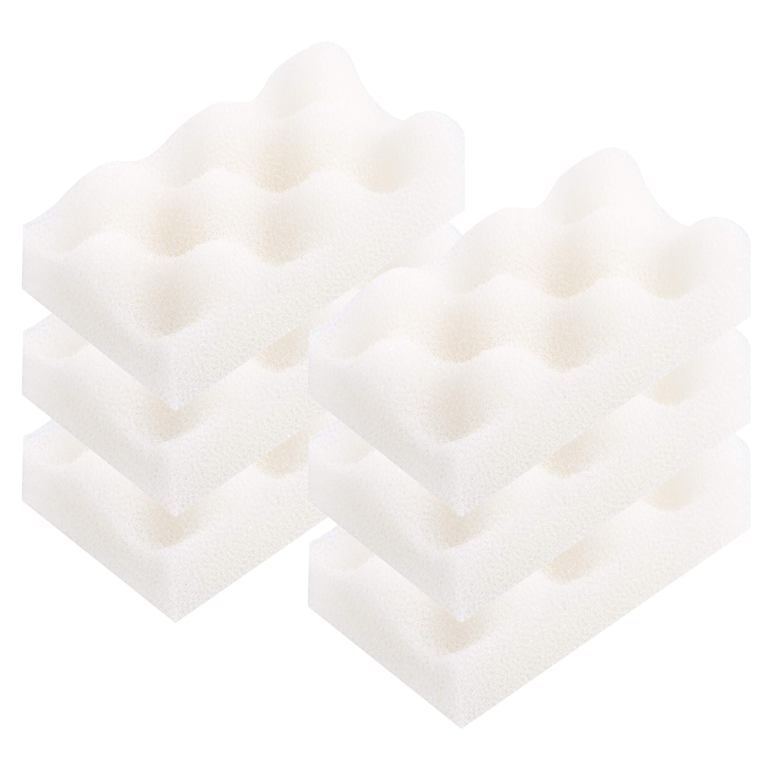 LTWHOME Compatible with Bio Foam Filter Pads Fit For Fluval Bio-Foam Max 07 Canister Filter 106/107 (Pack of 6)