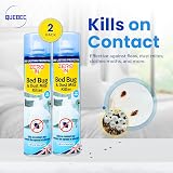 Quebec Bed Bug Killer Spray 300 ml Pack of 2 Natural Linen Fragrance view 2