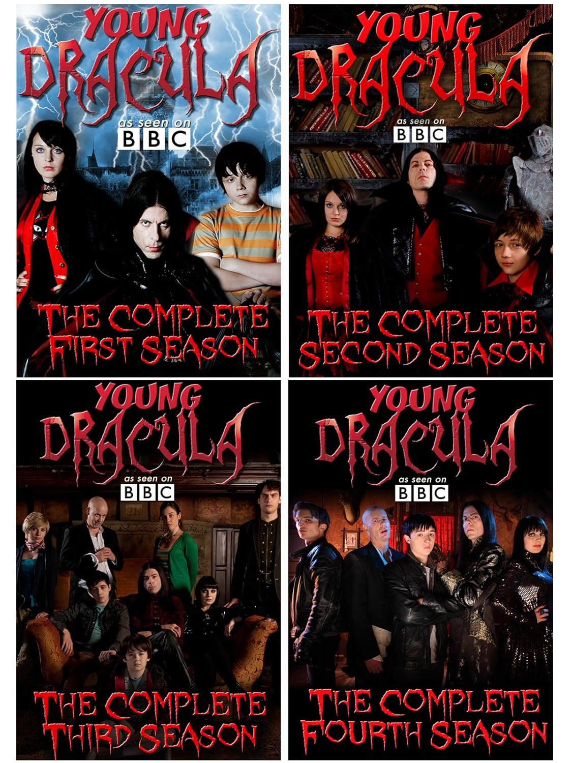 Young Dracula The BBC Series Complete Seasons 1, 2, 3, 4 54 Episodes