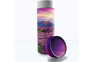 COMMEMORATIVE CREMATION URNS Heaven on Earth Scattering Tubes for Human Ashes TSA Approved Scattering Urn and Eco-Friendly Biodegradable Urns for Human Ashes & Biodegradable Urn for Burial at Sea