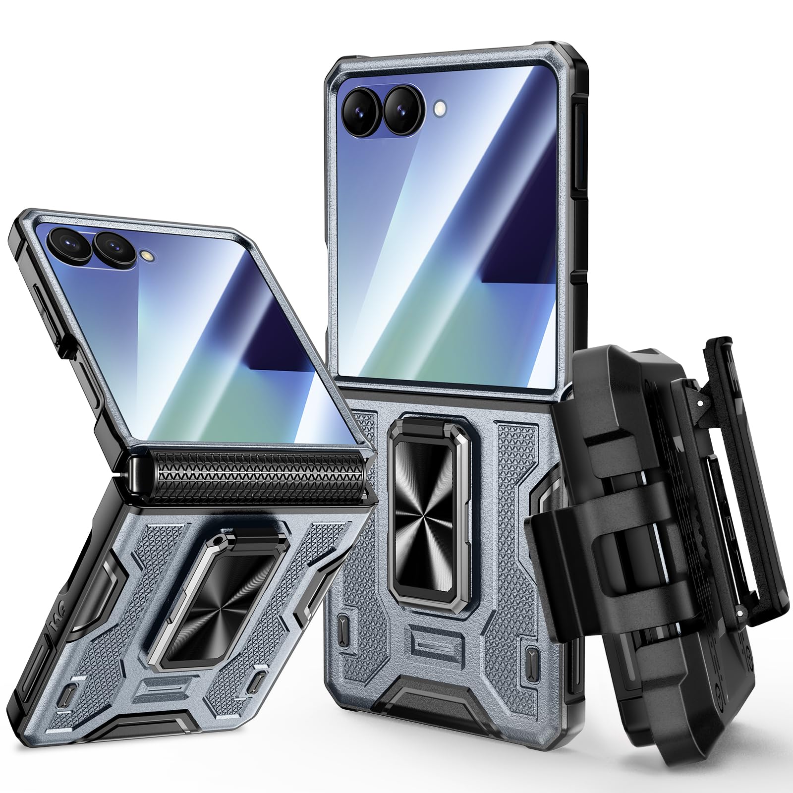 Blu V 91 Rugged Holster Case With Belt Clip & Kickstand For BLU G91 / V91 Phones - Includes Tempered Glass Blu G91s Blu V 91 Rugged Holster Case With Belt Clip & Kickstand For BLU G91 / V91 Phones - Includes Tempered Glass Blu G91s