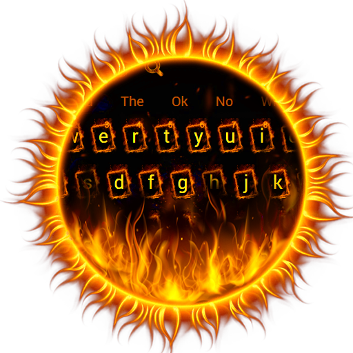 Amazon Com Burning Fire Hd Keyboard Theme Appstore For Android