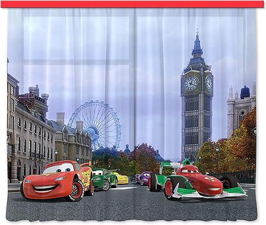 Amazon De Gardine Vorhang Fcs Xl 4312 Kinderzimmer Disney Cars