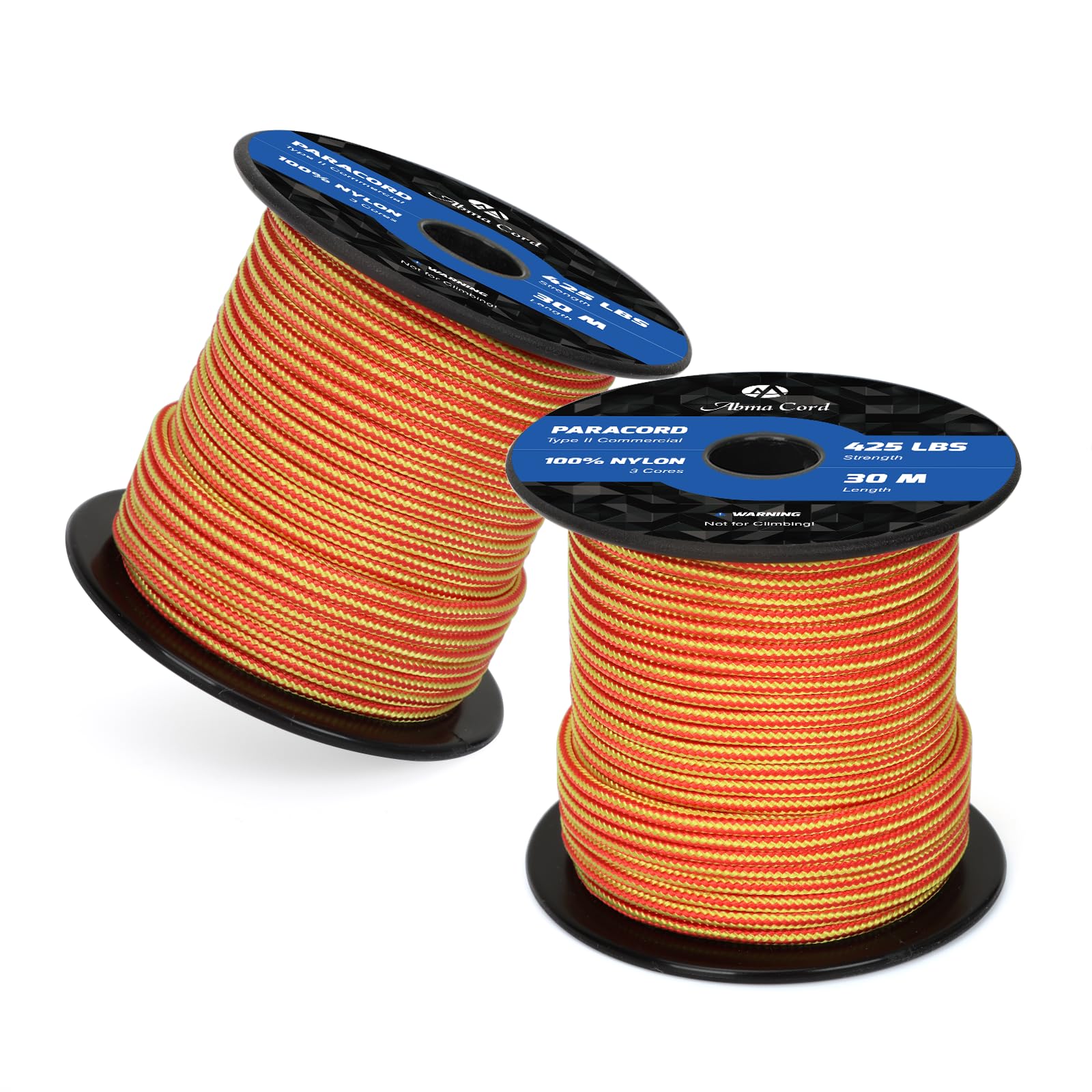 Abma Cord Paracord 425 lbs 3mm 100% Nylon 30M - Vibration