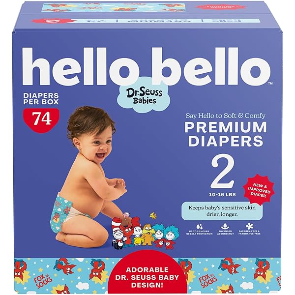 Baby Stuff Hello Bello Premium Baby Diapers Size Newborn 32 Count