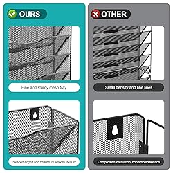 VEESUN Wall File Organizer, 16-Tier Mesh File