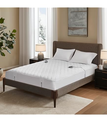 Heat Settings Sunbeam Water Resistant Heated Mattress Pad Sunbeam