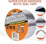 TAPEBEAR 50mm x 10m Butyl Tape Waterproof Sealant Tape Silver view 5