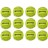 Champion Sports Softballs &ndash; Leather &amp; Synthetic Options for Practice or Games, Multiple Sizes